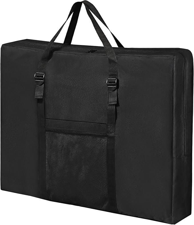REDCAMP Folding Table Storage Bag WaterProof Carry Bag with Handles for Folding Picnic Camping Card Table Black 36 D x 5 W x 30 H
