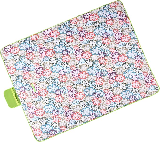 Large Water - Picnic Blanket 145x200cm | Sandproof Oxford Fabric for Camping/Beach/Backyard | Portable Foldable Outdoor Blanket with Carry Bag | Machine Washable