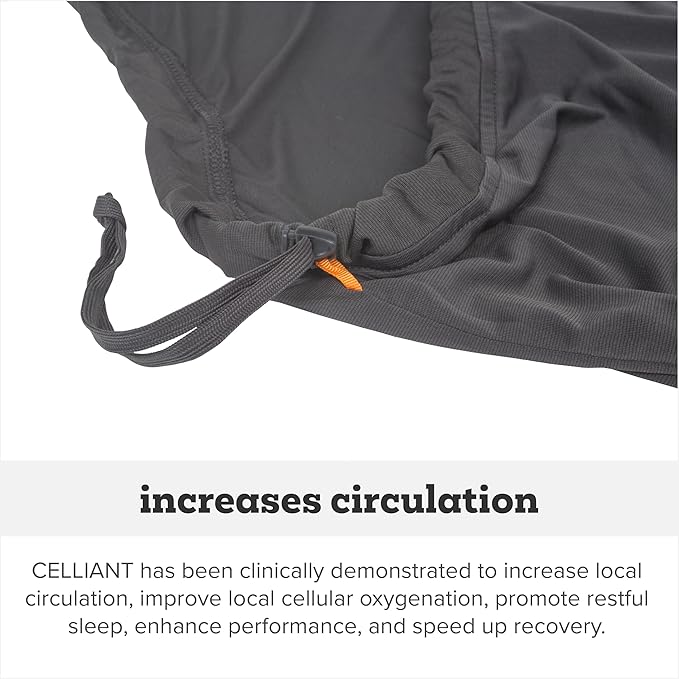 Big Agnes UL Recovery Sleeping Bag Liner - Ultralight Backpacking Gear Celliant Technology Lightweight Compact