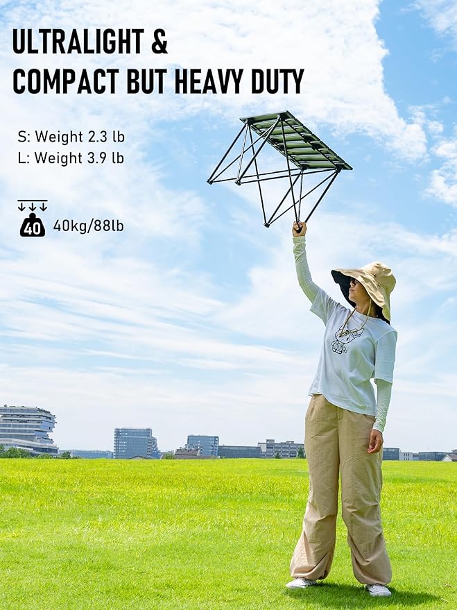 WildCall Ultralight Camping Table Compact Aluminum Folding Beach Table with Carry Bag for Outdoor Picnic BBQs and Cooking