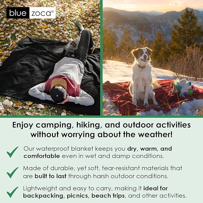Waterproof Blanket | Machine Washable Dog Bed Cover | Waterproof Pet Blanket for Couch Bed &amp Car | Cat &amp Dog Blankets for Large Dogs Pets &amp Adults | Travel Size - 65x50in Black