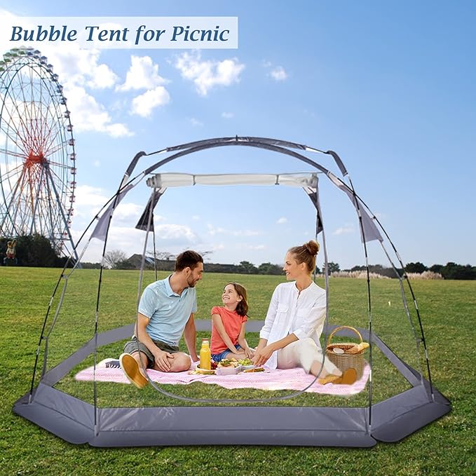 Bubble Tent Outdoor Clear Tents Bubble Dome House Igloo for Terrace Backyard 10x10 FT Transparent Tent for Camping