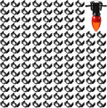 Frienda 200 Pieces C9 Magnetic Christmas Light Clips Magnet Christmas Socket Clips Hooks for Sockets Roof Gutters Outside Patio Holiday Lighting (Black Round)