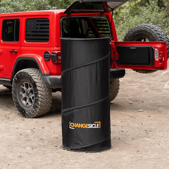 Pop Up Changing Tent with Floor for Beach Car &amp School Sports – Self Standing -Collapsible Portable Privacy Tent for Camping – Tall Waterproof Foldable Compact Dressing Room Tube
