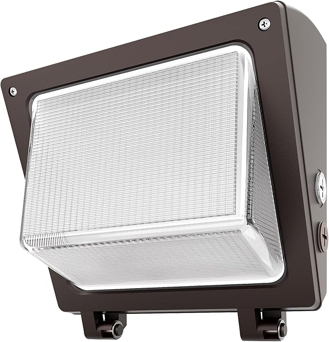 JTT LED Wall Pack Light with Dusk to Dawn PhotocellIP65 Waterproof WallPack Lights 75W/60W/45W6000K/5000K/4000K Daylight600W HPS/HID ReplacementCommercial Security Lighting for WarehouseGarage