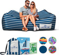 Chillbo Lazybone Inflatable Lounger - Ultimate Inflatable Couch for Maximum Chill - The Perfect Blow Up Couch for Music Festivals Or Lounger for Camping