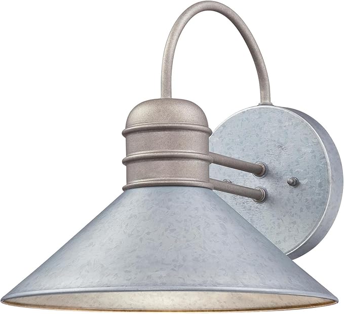 Westinghouse 6360900 Watts Creek One-Light Galvanized Steel Finish OUTDOOR WALL Fixture