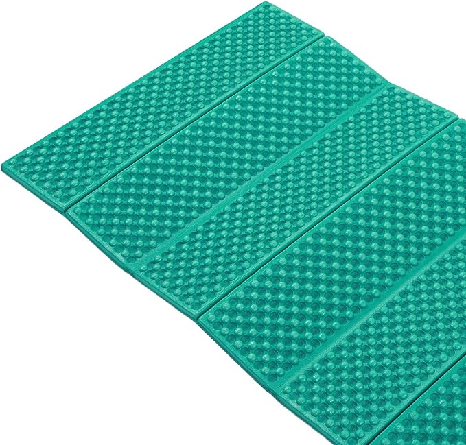 Double Egg Crate Sleeping Pad Foldable Thickened Foam Sleep Mat for Outdoor Camping 186x57CM