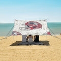 Rugby Pattern (75) Camping Sun Shelter Beach Tent Portable Beach Sun Shade Outdoor Canopy for Camping Trips Fishing Picnic