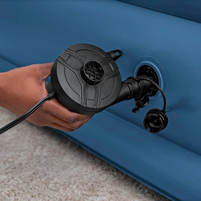 Coleman: SupportRest Plus: 16 Twin Airbed - Handheld A/C Pump Double-High Inflatable Mattress Storage Bag Water-Resistant PVC Indoor-Outdoor