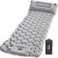 HiiPeak Camping Sleeping Pad Ultralight Camping Mat with Pillow Built-in Foot Pump Inflatable Sleeping Pads Compact for Camping Backpacking Hiking Traveling Tent