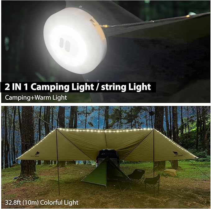 GEERTOP Large Car Awning Tarp for Camping Backpacking Tarp SUV Tailgate Truck Canopy Sun Shade Waterproof Outdoor Rear Vehicle Awning Shelter for Van MPV Campers