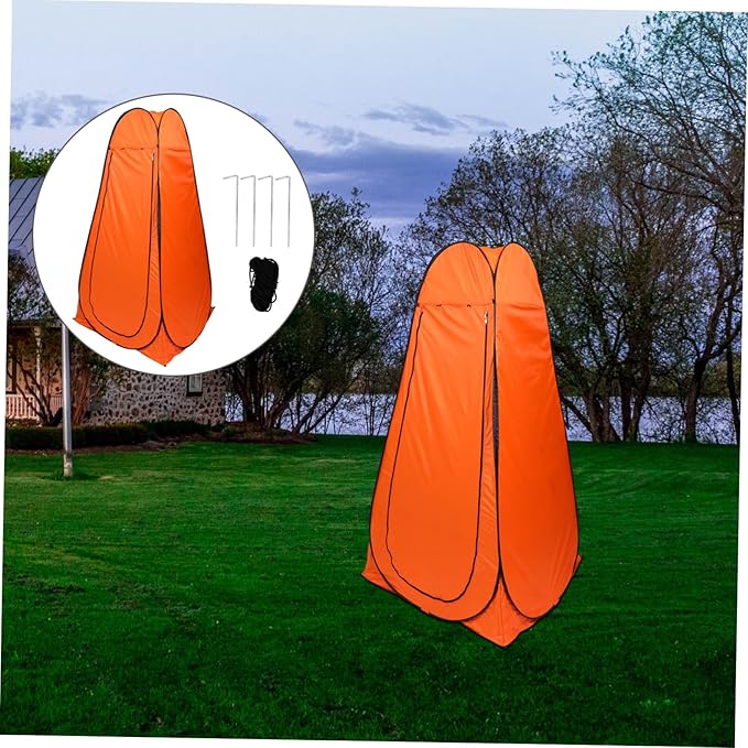 1Pc Portable Privacy Shower Tent Instant Pop Up Changing Room for Outdoor Camping Durable Bathing Tent for Privacy Easy Setup and Multi Purpose Use