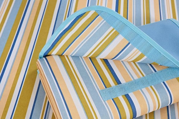 EURYNOME Custom Picnic Blanket Personalized w/Embroidery - Waterproof 600D Oxford Large Beach Mat for Camping Hiking - Add Name/Text!