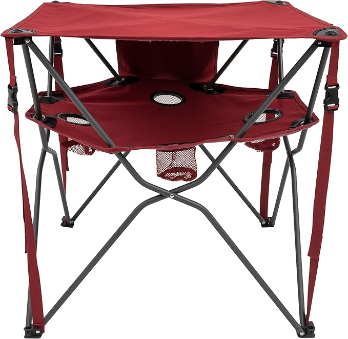 ALPS Mountaineering Eclipse Portable Compact Camping and Game Table with Carry Bag