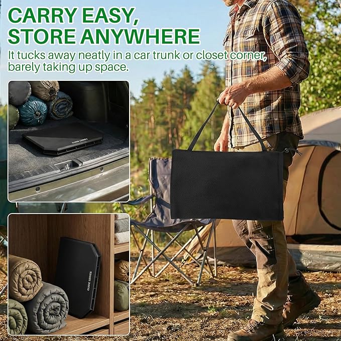 TOPCHANCES Folding Camping Table OutdoorUltralight Aluminum Camping Tables Multifunctional Portable Folding Table with Carrying Bag for Holiday Festival Camping Travel Picnic Grilling