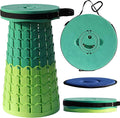 ALEVMOOM Upgraded XXL 50 Portable Collapsible Stool with CushionTelescoping Folding Stool for AdultsYet More Sturdy Camping Stool with Load Capacity 1000lbsfor Outdoor Garden Hiking BBQ