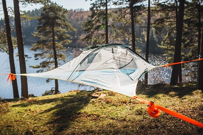 Tentsile Flite+ V3 Lightweight Camping Tent Hammock Portable Treehouse for Backpackers Backyards Nature Lovers Designed in The UK