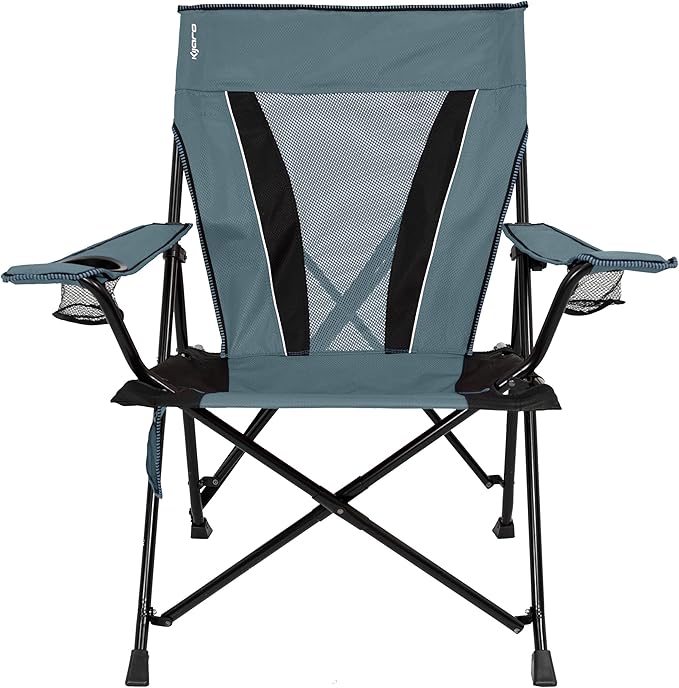Kijaro XXL Dual Lock Portable Camping Chair - Supports Up to 400lbs - Enjoy The Outdoors in a Versatile Folding Sports &amp Outdoor Chair