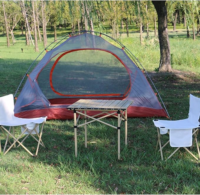 Picnic Tables Egg roll Outdoor Folding Table Chair Camping Set Aluminium Alloy BBQ Picnic Table Waterproof Reliable Folding Table Desk
