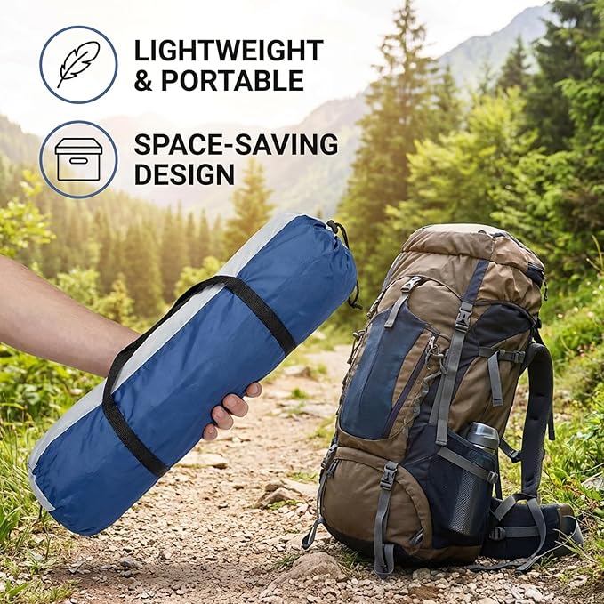 XL 4 Person Dome Camping Tent Double Layer Waterproof Removable Rain Fly for Outdoor Hiking Fishing