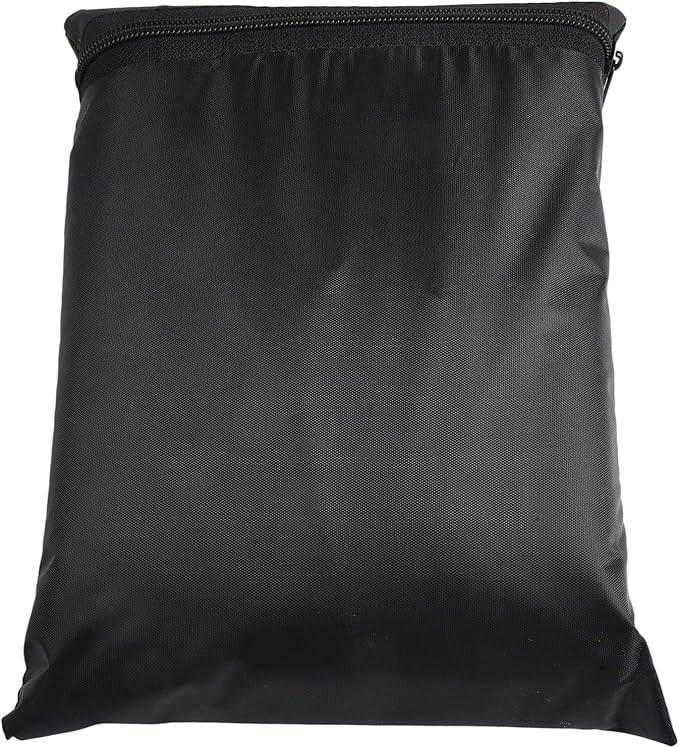 Storage Shelf Cover with See-Through Mesh PVC Panel Water Resistant Outdoor Rack Protector with 3-Way Zippers and Wind Strips for Garage Shed Truck Fits 36L x 18W x 72H Racks Black