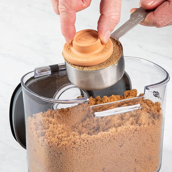 Progressive International ProKeeper+ Clear Plastic Airtight Food Baker's Kitchen Storage Organization Container Canister Set with Magnetic Accessories 2- Piece Set (Powdered &amp Brown Sugar 1.4-Qua