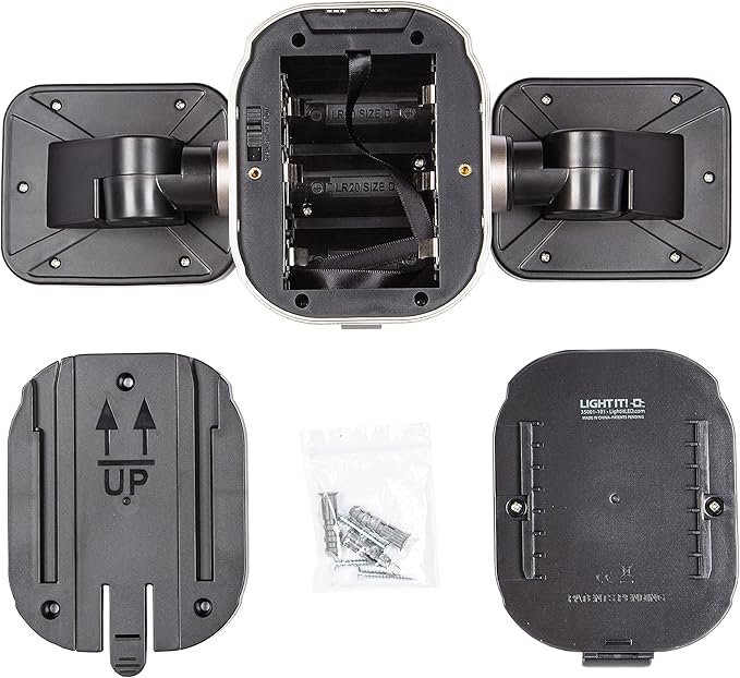 LIGHT IT! by Fulcrum 35001-101 LED Security Light Silver Single Pack