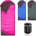 0 Degree Sleeping Bag for Cold Weather100% Cotton Flannel XXL for Adults Big and Tall Cold Weather Winter Zero Degree CampingFree Compression Sack