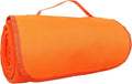Threadart Portable Sports Stadium Blanket with Carrying Strap | Packable for Travel | Soft Fleece Fabric | 58in x 48in - Red - 5 Colors Available