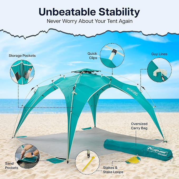 Lightspeed Outdoors Eco Quick Canopy Beach Tent Parasailing