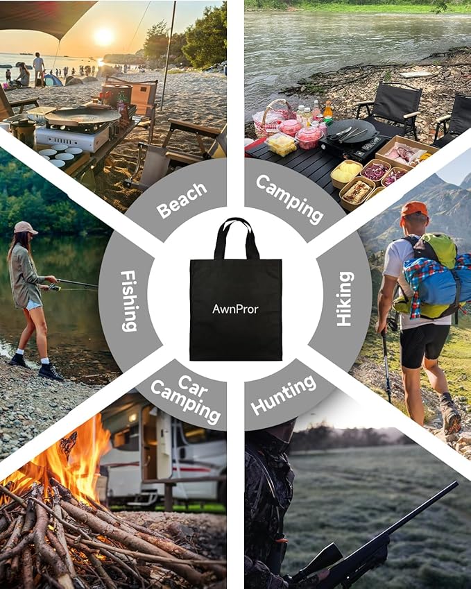 Aluminum Camping Stove WindscreenLightweight Foldable Outdoor Wind Blocker Gas Stove Windshield Wind Screen with Storage Bag for CampingGlampingHikingPicnicBackpackingCookingFishing