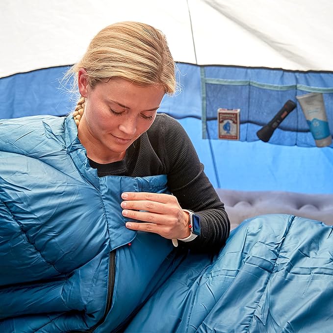 Coleman Sleeping Bag—Tidelands 30° Big &amp Tall Mummy Sleeping Bag for Adults