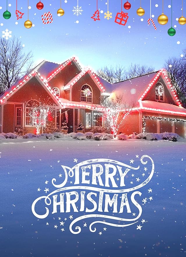 C9 LED Christmas Lights Outdoor 68 Ft 100 LED Strawberry String Lights With 100 Spring Clamps Waterproof Commercial Grade Extendable for Outside Roofline Patio Home Xmas Decoration Red &amp Warm W