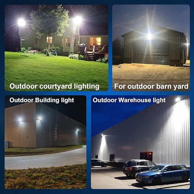 120W LED Wall Pack Light with Dusk to Dawn Photocell18000LM 5000K DaylightAC100-277V Input800W HPS/HID Replacement WarehousesIndustrialBuilding PerimetersGarden GarageETL Listed