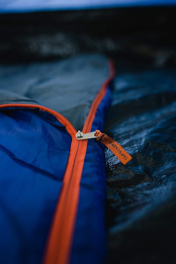 Stansport Redwood Rectangular 30 x 75 Sleeping Bag BlueDark Green