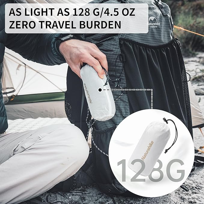 Naturehike 4.5oz Ultralight Washable Sleeping Bag Liner Lightweight Adult Sleep Sack &amp Travel Sheets for Backpacking Hotel Camping Hostels ZY20