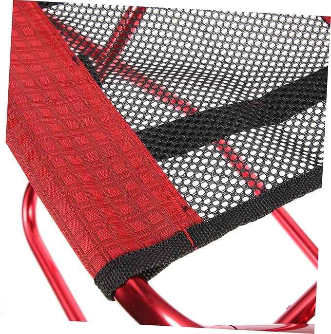 POPETPOP Portable Folding Stool Multi-Function Lightweight Camping Chair Oxford Easy to Carry