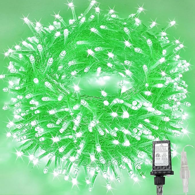 88FT 240LED Extra-Long Connectable String Lights Indoor Outdoor Clear Wire Green Christmas String Lights Plug in Twinkle Fairy Light with Timer for Wedding Patio Tree Yard Christmas Decorations