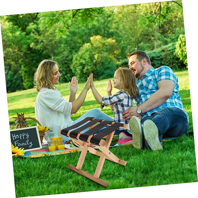 Foldable Camping Stool Portable Stool for Adults Carrying Bag Outdoor Use
