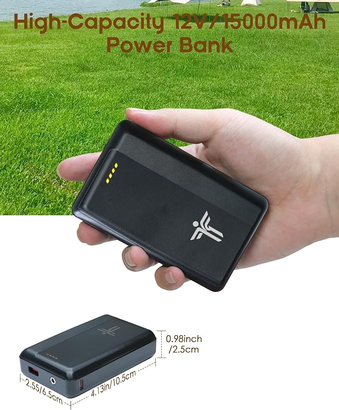 Heated Blanket Hoodie Battery Operated for Camping 12V Cordless Heating Blanket with 15000mAh Battery Electric Blanket Throw Shawl with 3 Heating Levelsfor Shoulder and Neck Machine Washable