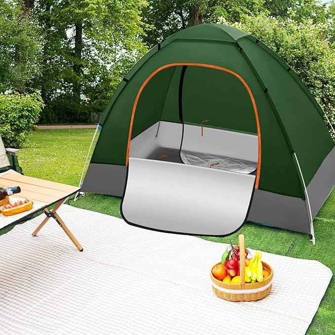 Camping Tents for Homeless Bulk 2 Person Homeless Backpacking Supplies Pop up Adult Waterproof Instant Easy Setup Tent for Hiking Outdoor Travel Camping Donation