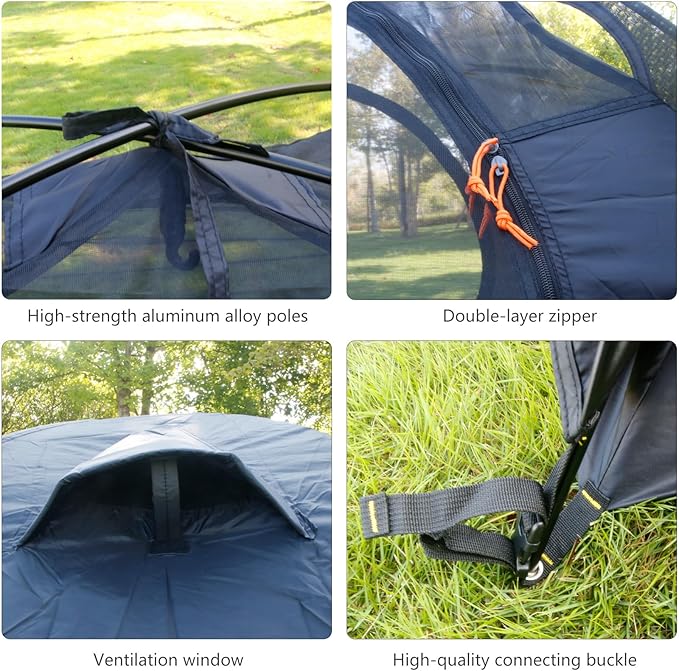 HILLMAN 1/2/3/4 Person Tents for Camping Instant Lightweight Backpacking Tents Easy Set Up Waterproof Family Camping Tent with Rainfly &amp Carry Bag Portable Dome Tent for Camping Hiking &amp Trave