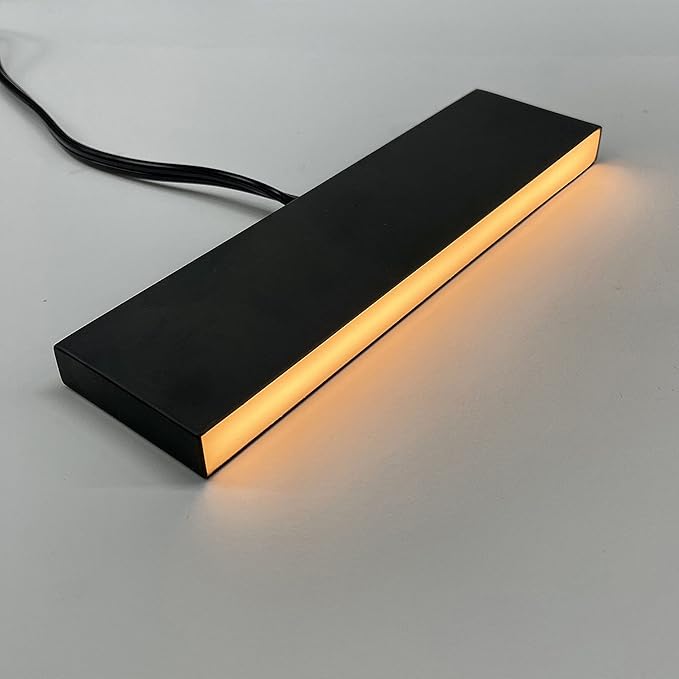 LUMENGY Paver Light Slim 0.5x9 Inch (0.55x8.85) 2700K Warm White Glare-Free Linear Lighting for Driveways Walkways and Paver Borders 12V Hardwired IP67 Waterproof Drive-Over Rated