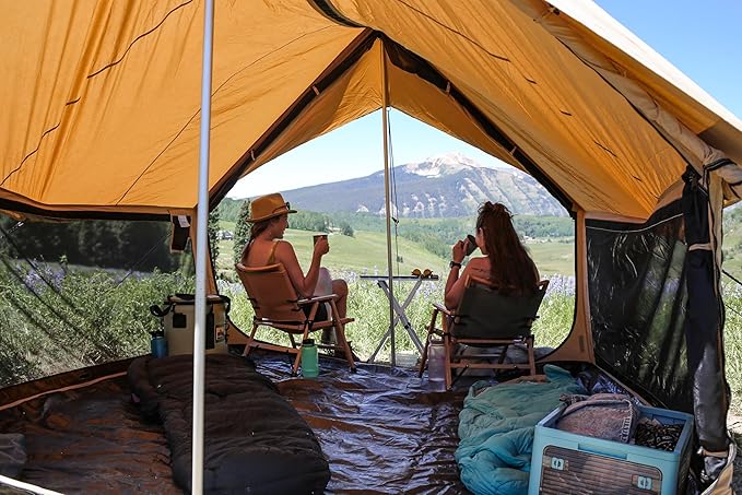 WHITEDUCK Rover Canvas Scout Tent Waterproof 4 Season Luxury Outdoor Camping and Glamping Yurt Tent