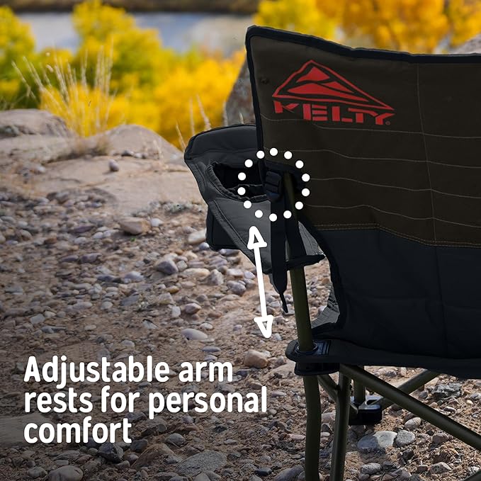 Kelty Lowdown Couch - 3 Person Capacity Camping Chair Extra Large and Sturdy Bench for Campsites Soccer Games and Backyard Parties