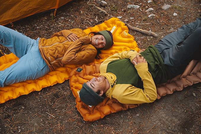 KLYMIT Insulated Static V2 Inflatable Sleeping Pad | Upgraded Comfort | Portable Ultralight Easy to Inflate Foldable Air Bed for Camping Backpacking &amp Hiking — Blend