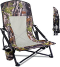Nice C Hunting Chair Camping Chair Turkey Hunting Chairs Turkey Seats Folding Backpacking Chair with Cup Holder &amp Carry Strap Compact &amp Heavy Duty Travel Picnic (1 Pack)