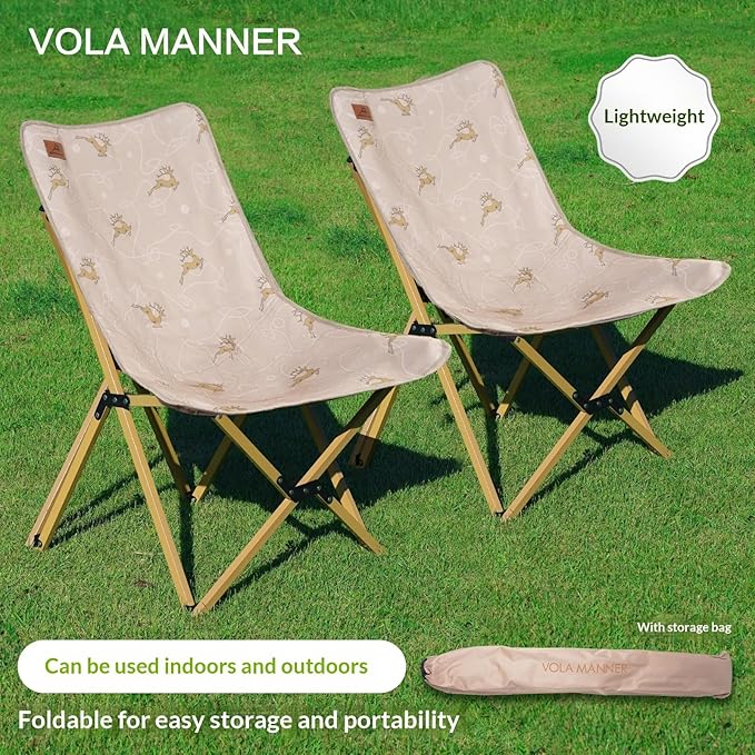 Camping Chairs Foldable Portable Camping Chair Reinforced Fabric Design with 300 lbs Weight Capacity Ideal for Camping Picnics Hiking and Beach Use