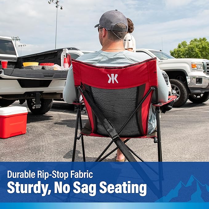 Kijaro Sports Fan Folding Chair 26 L x 35.5 W x 37 H Tampa Bay Buccaneers